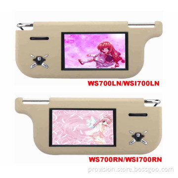 7&quot; TFT LCD Sun visor monitor